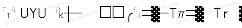 DOUYU Font 常规(OpenType TrueType)字体转换